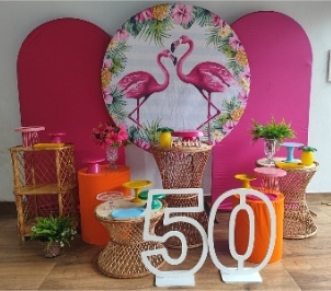 Kit Flamingo Luxo - Pacalu Locações 