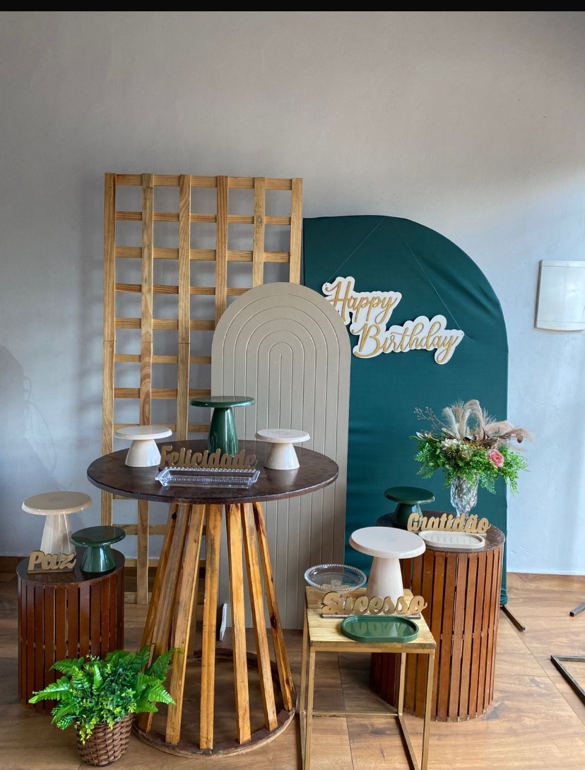 Kit Verde Com Rustico  - Pacalu Locações 