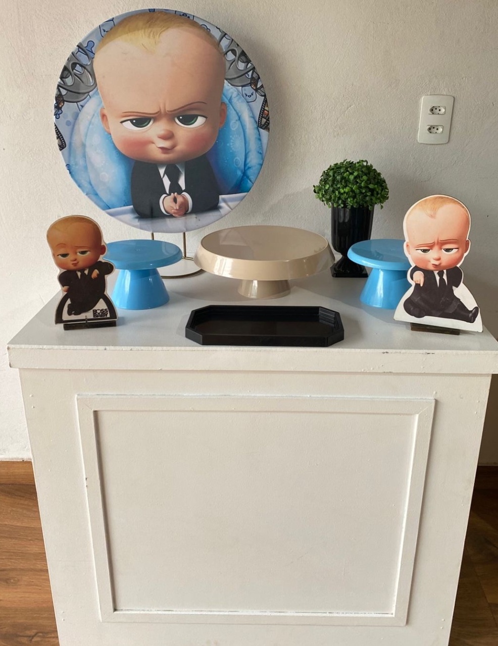 Mini Kit de Mesa Bebê Chefinho  - Pacalu Locações 