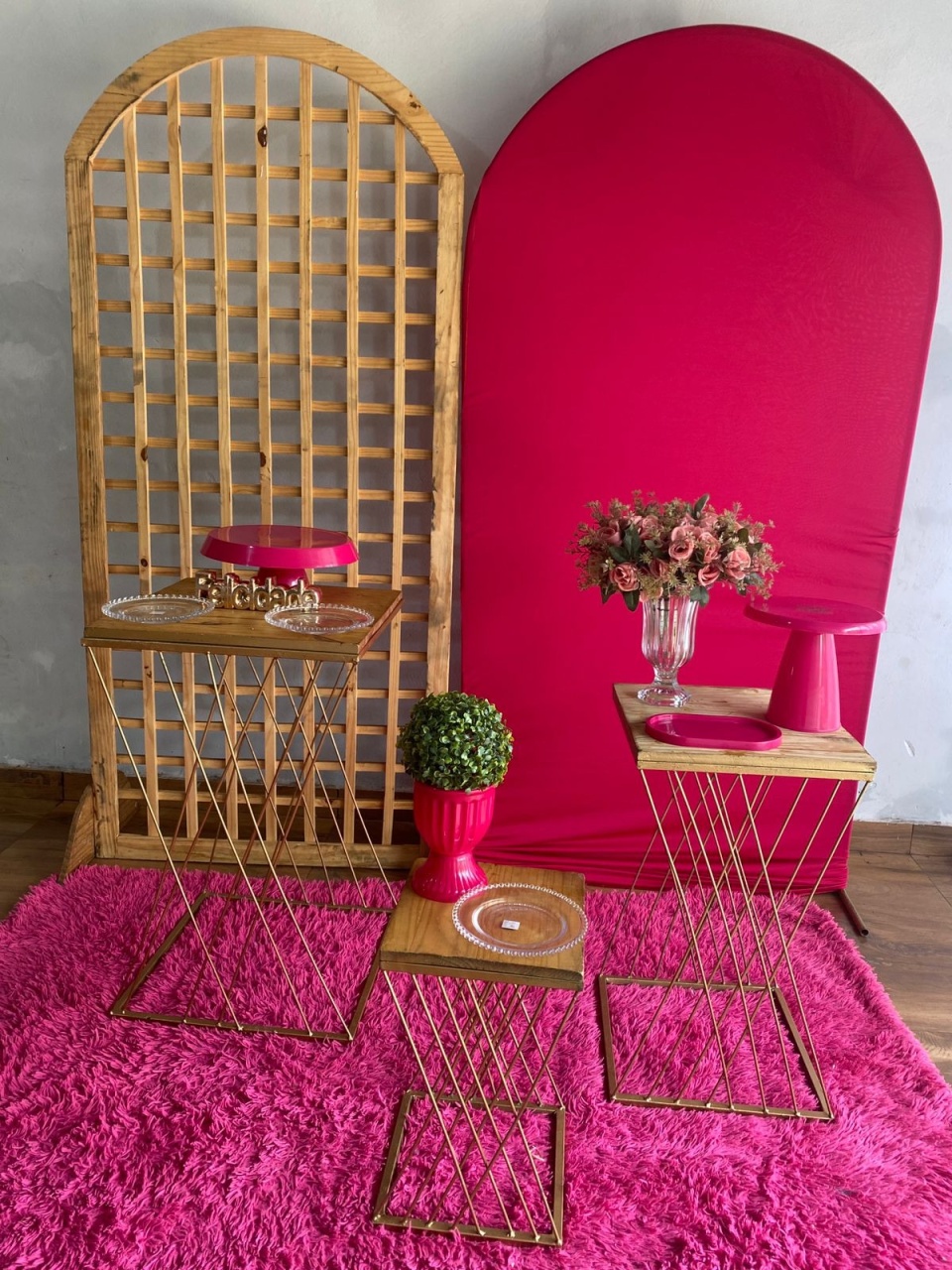 Kit Rosa Pink - Pacalu Locações 