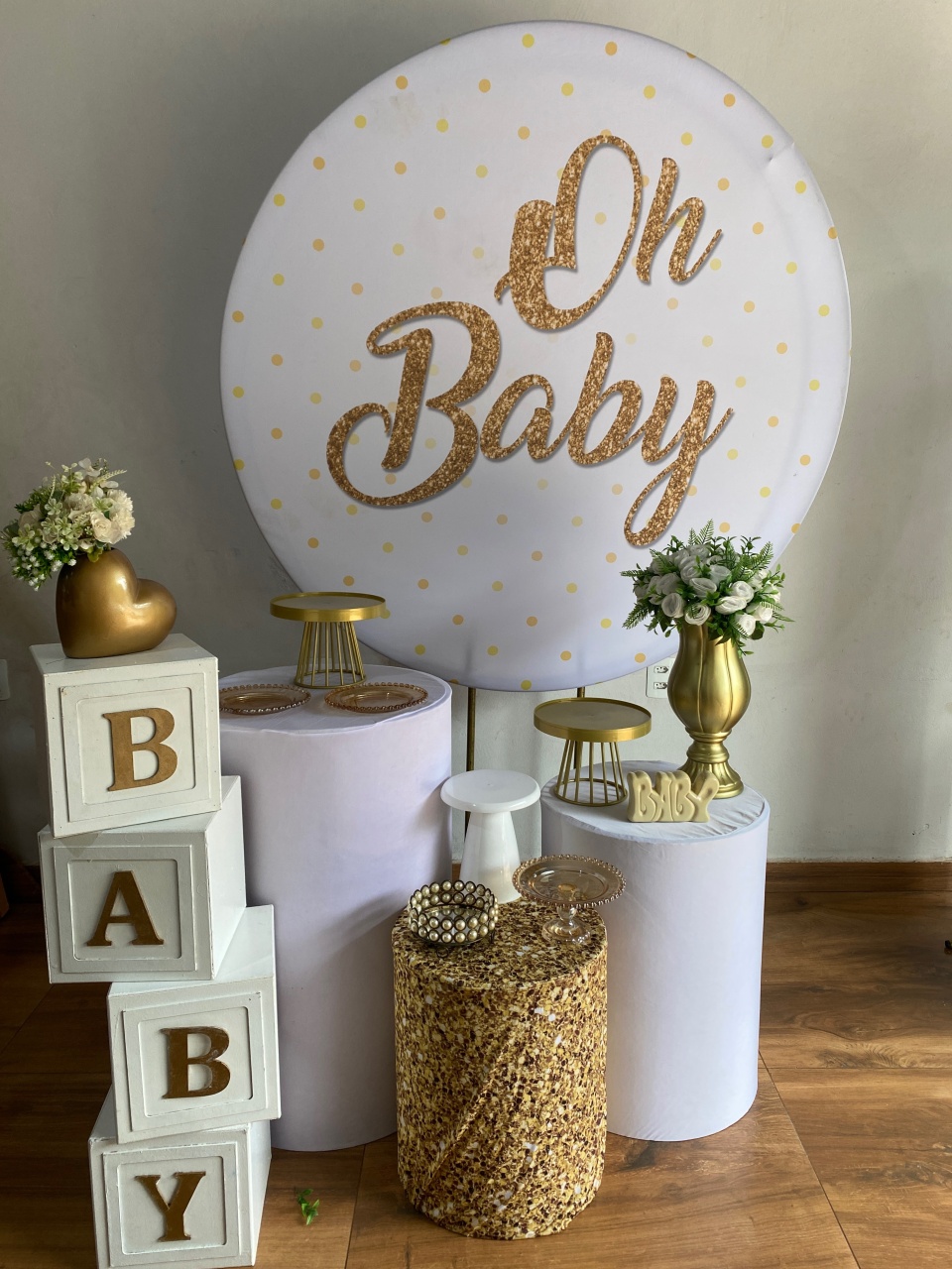 Kit Oh Baby , Chá de Bebê  - Pacalu Locações 