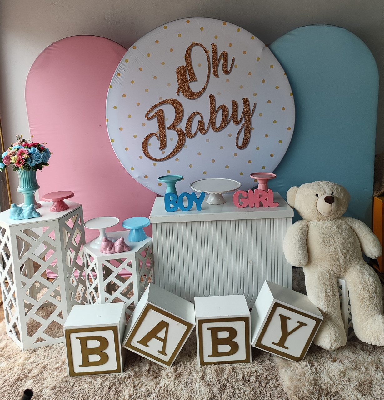 Kit Revelação Oh Baby  - Pacalu Locações 