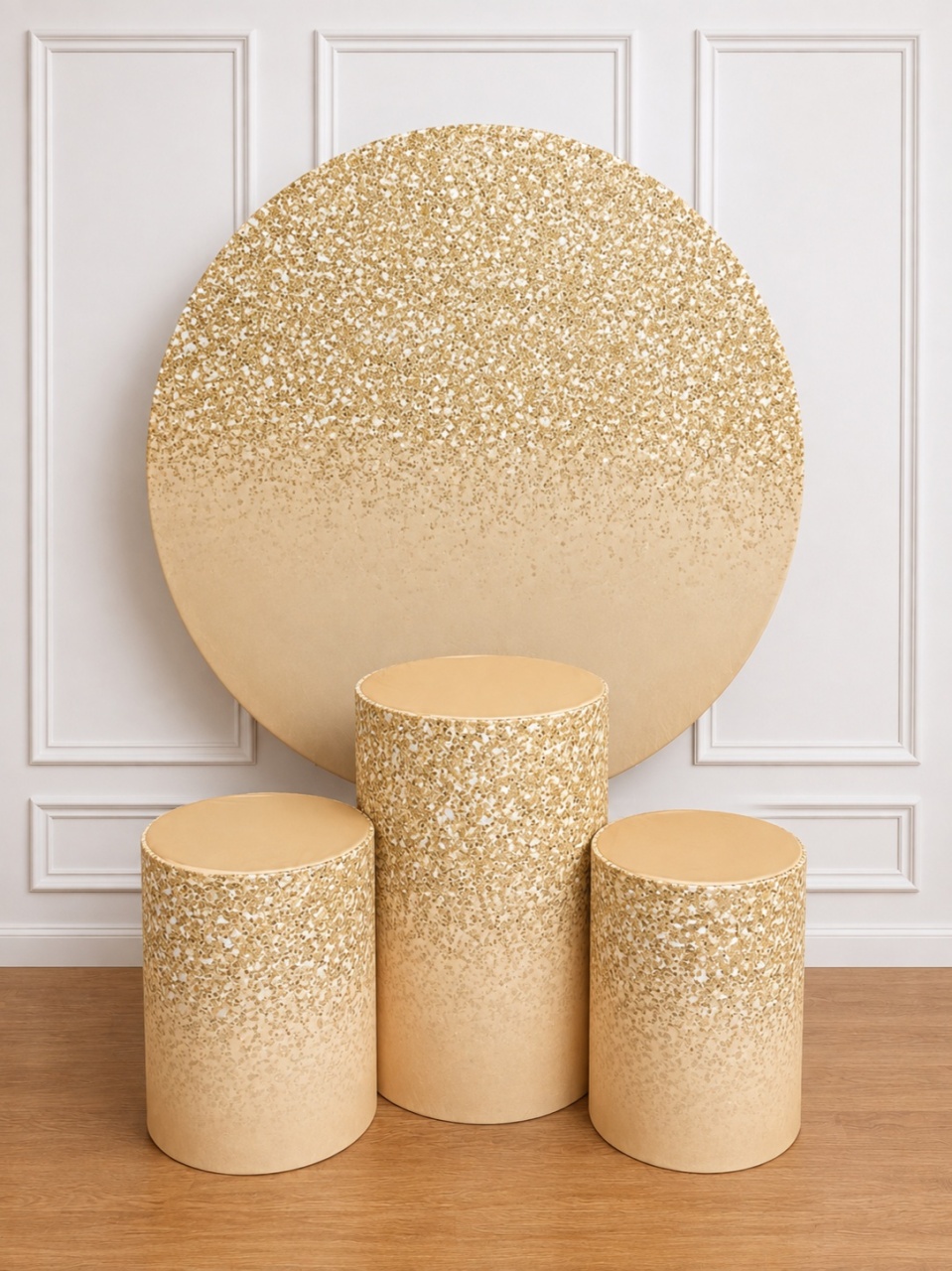 Capa Glitter Dourado - AZ PEGUE E MONTE
