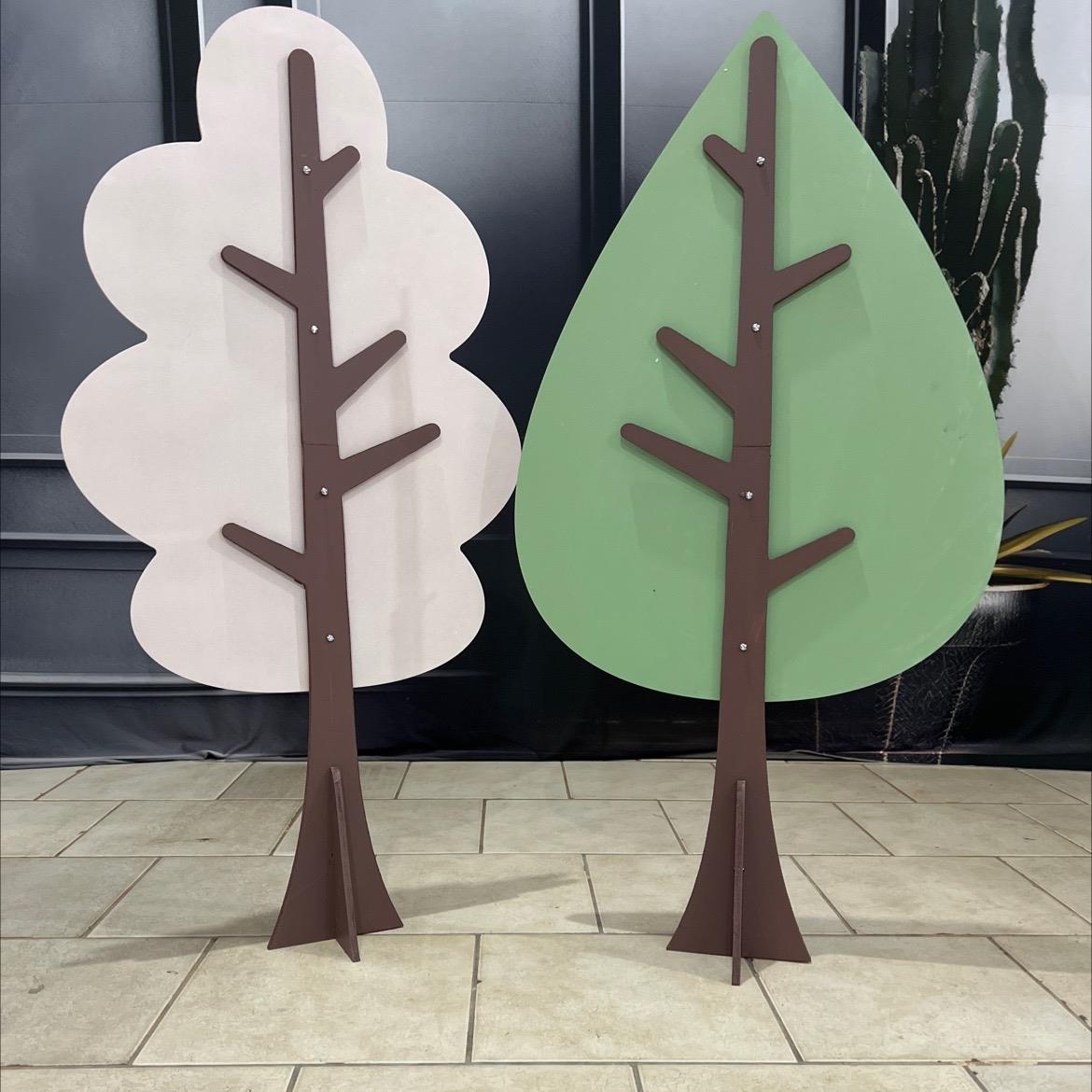 Árvores- Rosa Ou Verde - AZ PEGUE E MONTE