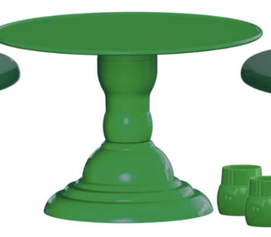 Boleira Royale 28 Cm- Verde - AZ PEGUE E MONTE