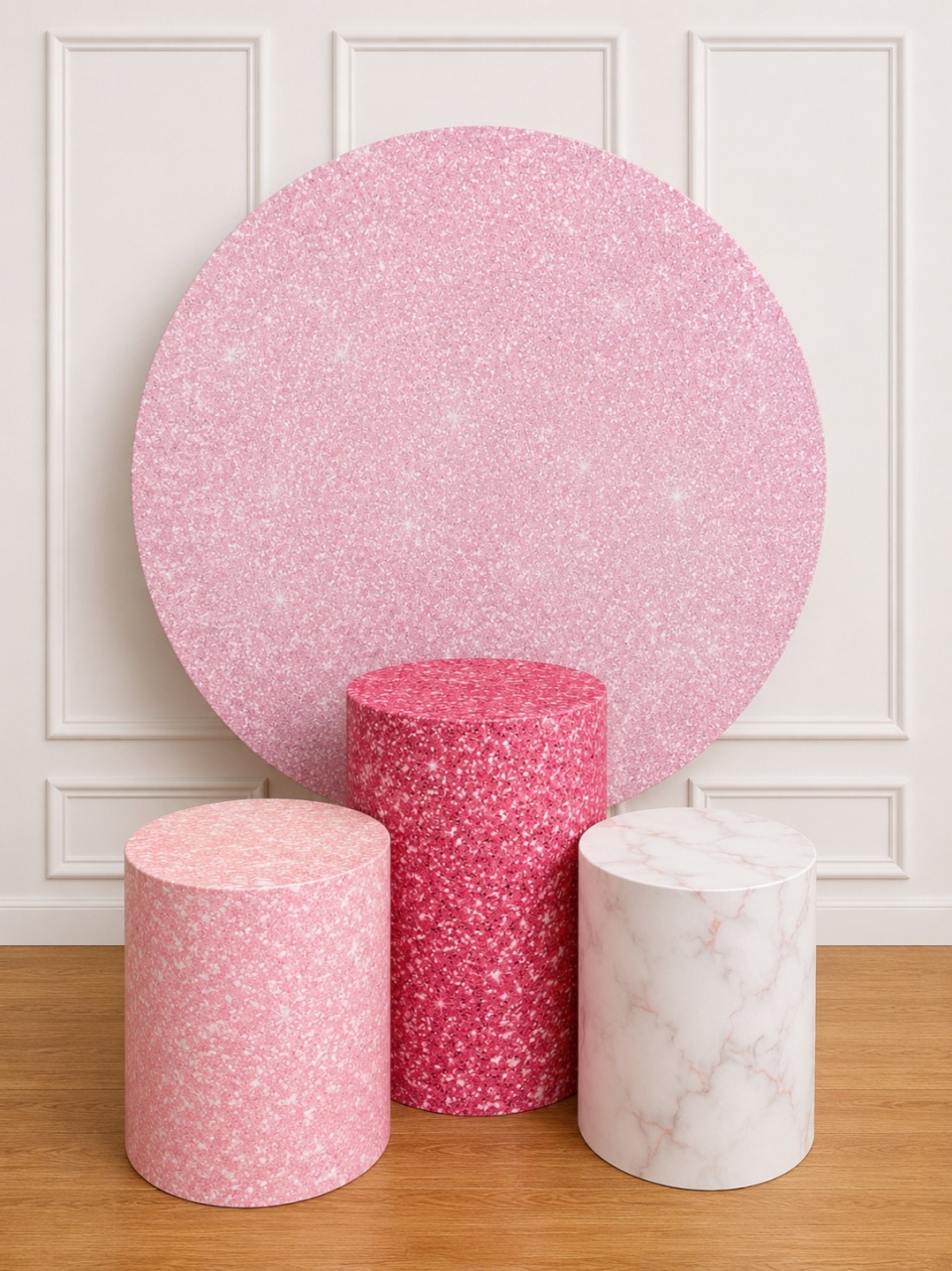 Capa Glitter Rosa + Claro - AZ PEGUE E MONTE