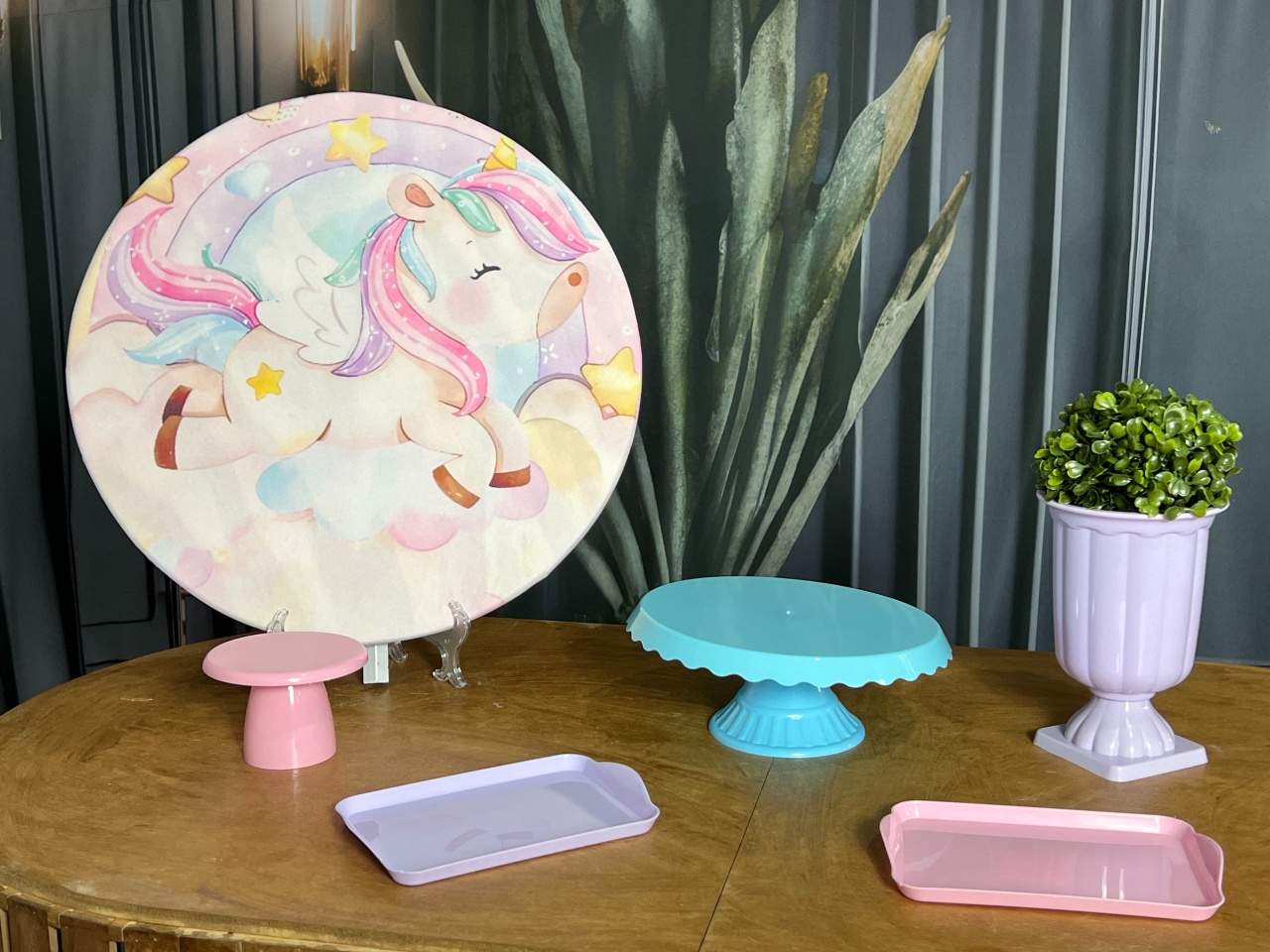 Kit de Mesa Unicórnio - AZ PEGUE E MONTE