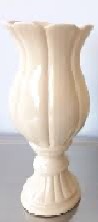Vasos Flor Médio Cerâmica- Bege - AZ PEGUE E MONTE