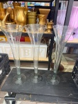 Vaso Trasparente Vidro Comprido - imagem 1