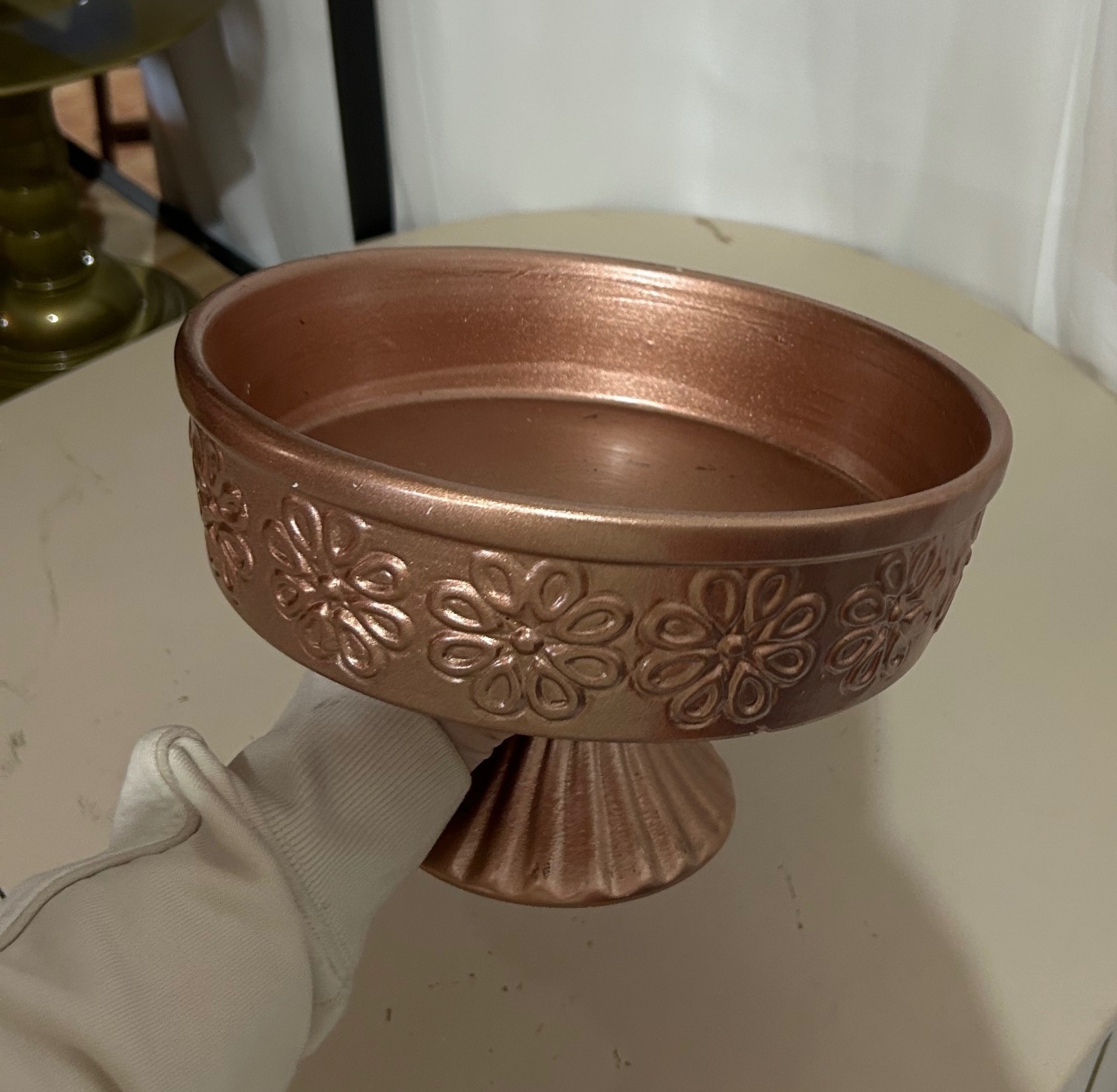 Doceira Cerâmica Rose Gold L - AZ PEGUE E MONTE