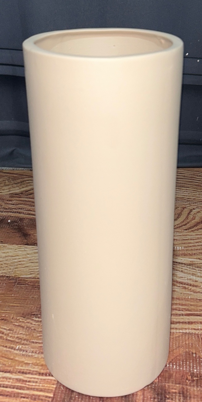 Vaso Cerâmica Médio-Bege - AZ PEGUE E MONTE