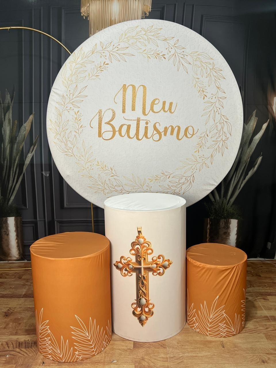 Kit Meu Batizado Dourado - AZ PEGUE E MONTE