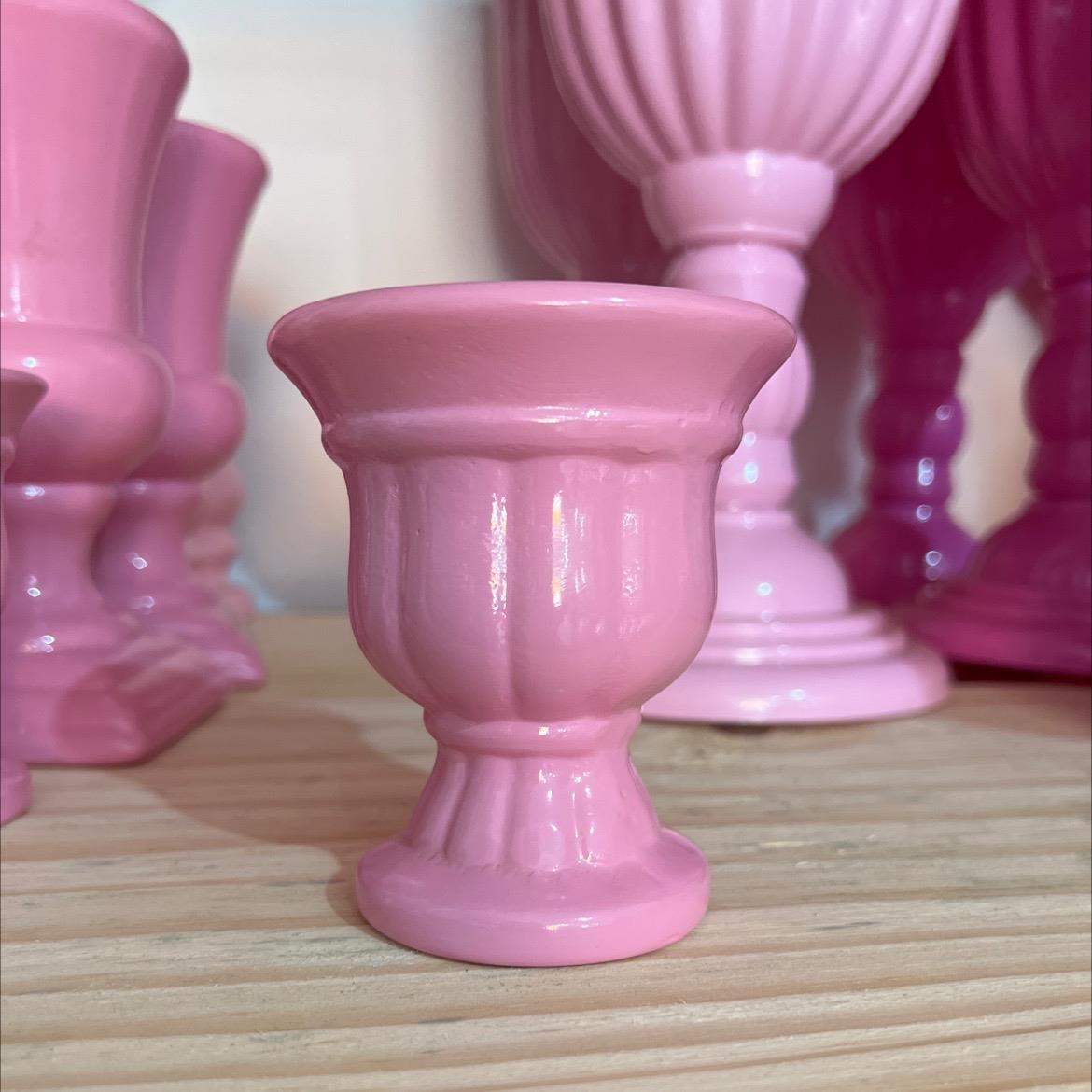 Vaso Mini-  Rosa Bebê - AZ PEGUE E MONTE