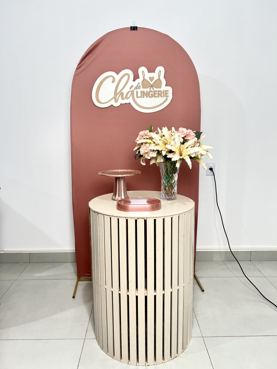 Chá de Lingerie Rose Gold - AZ PEGUE E MONTE