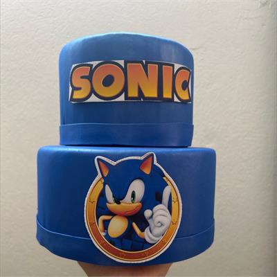 Bolo de 2 Andares - Sonic - AZ PEGUE E MONTE