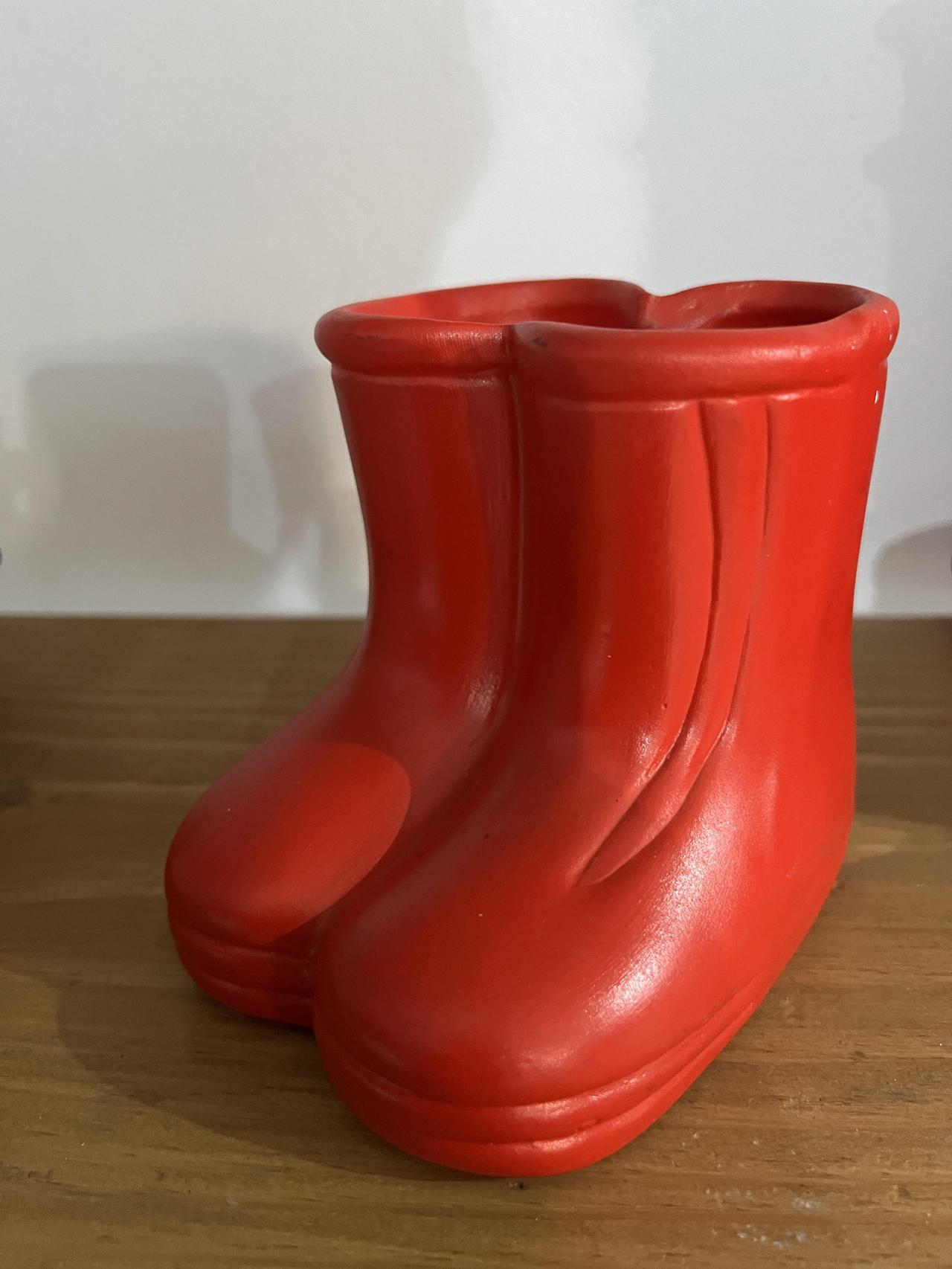 Botinha de Ceramica - Vermelho - AZ PEGUE E MONTE