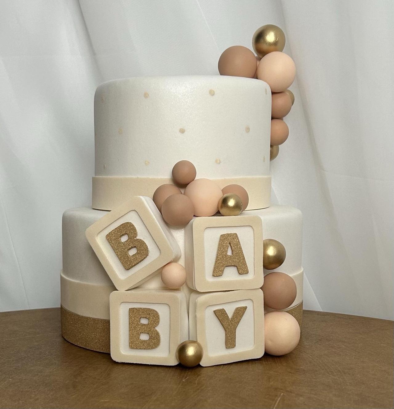 Bolo de 2 Andares - Baby - AZ PEGUE E MONTE