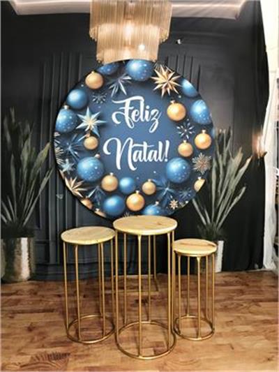Capa Natal  - Azul - AZ PEGUE E MONTE