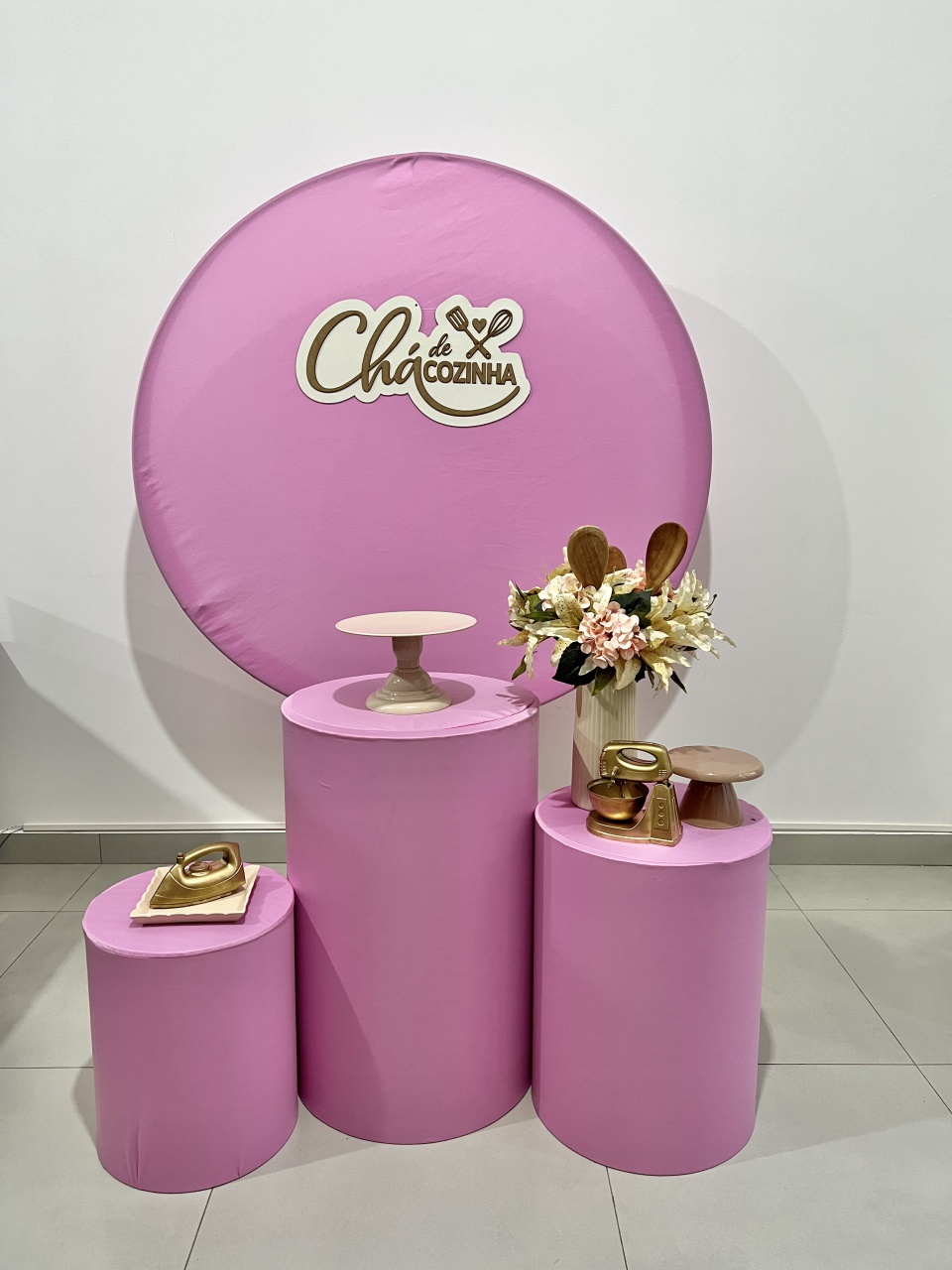 Chá de Cozinha Rosa - AZ PEGUE E MONTE