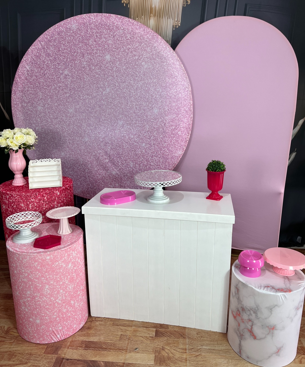 Glitter Rosa + Claro - AZ PEGUE E MONTE