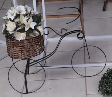 Bicicleta Com Flor (Escolher Cor da Flor) - AZ PEGUE E MONTE