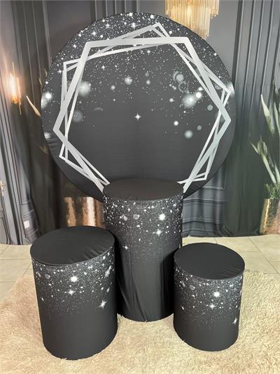 Preto Com Glitter  - AZ PEGUE E MONTE