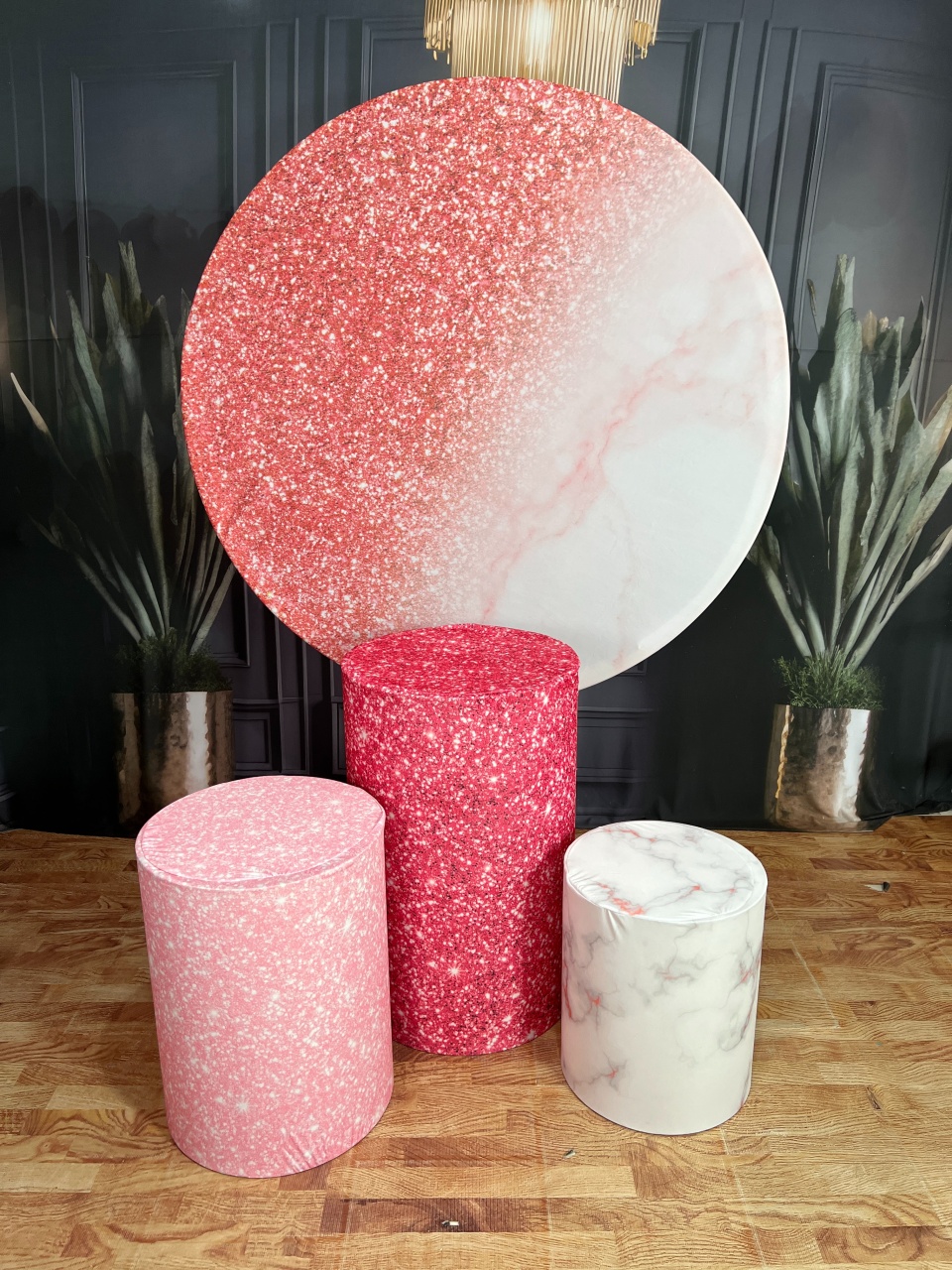 Glitter Rosa + Escuro - AZ PEGUE E MONTE