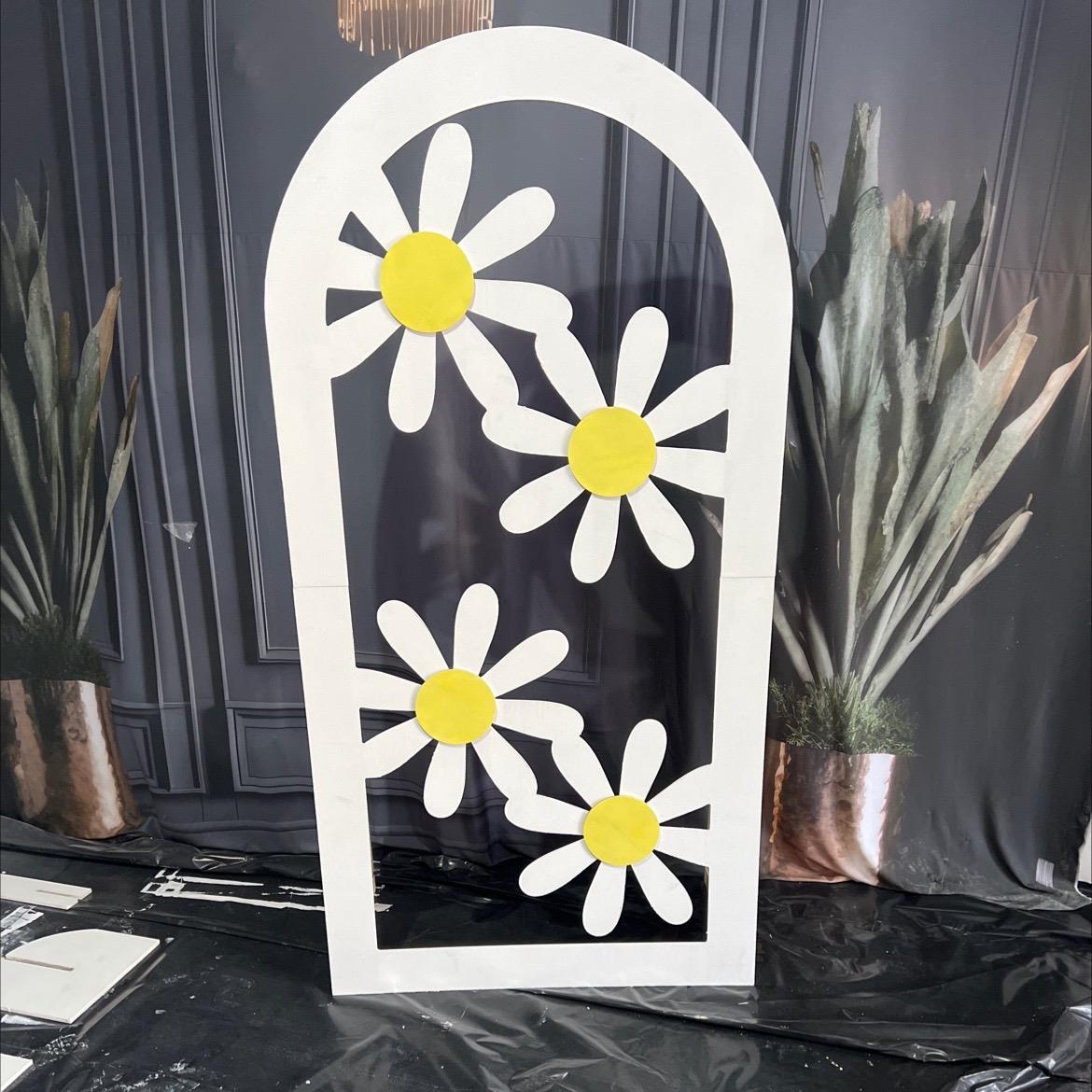 Painel 3D- Margarida 1,70 de Altura - AZ PEGUE E MONTE