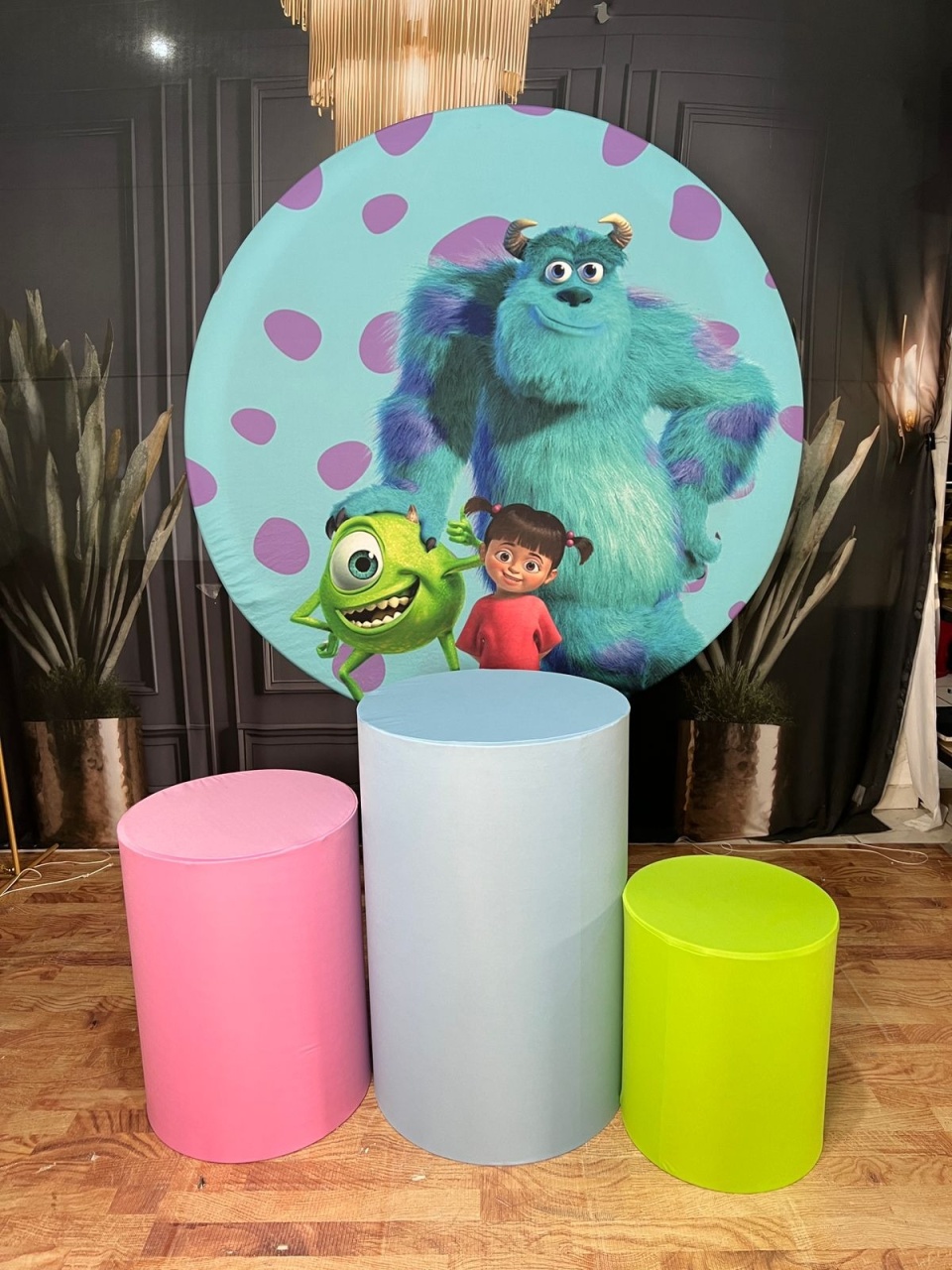Monstros Sa - Cilindro Azul 256 - Verde 20 - Rosa 18 - AZ PEGUE E MONTE
