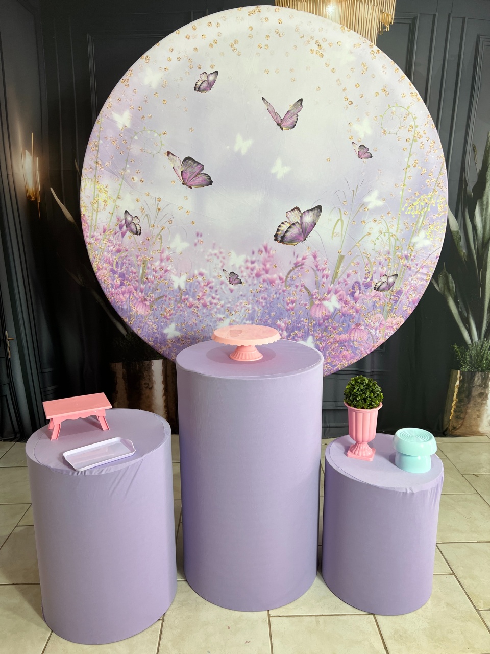 Borboletas Lilas  - AZ PEGUE E MONTE