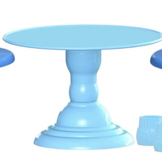 Boleira Royale 28 Cm- Azul Claro - AZ PEGUE E MONTE