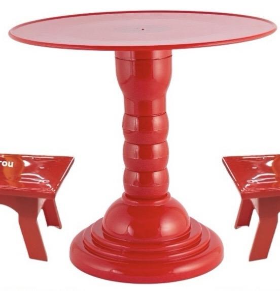 Boleira Royale 28 Cm- Vermelha - AZ PEGUE E MONTE