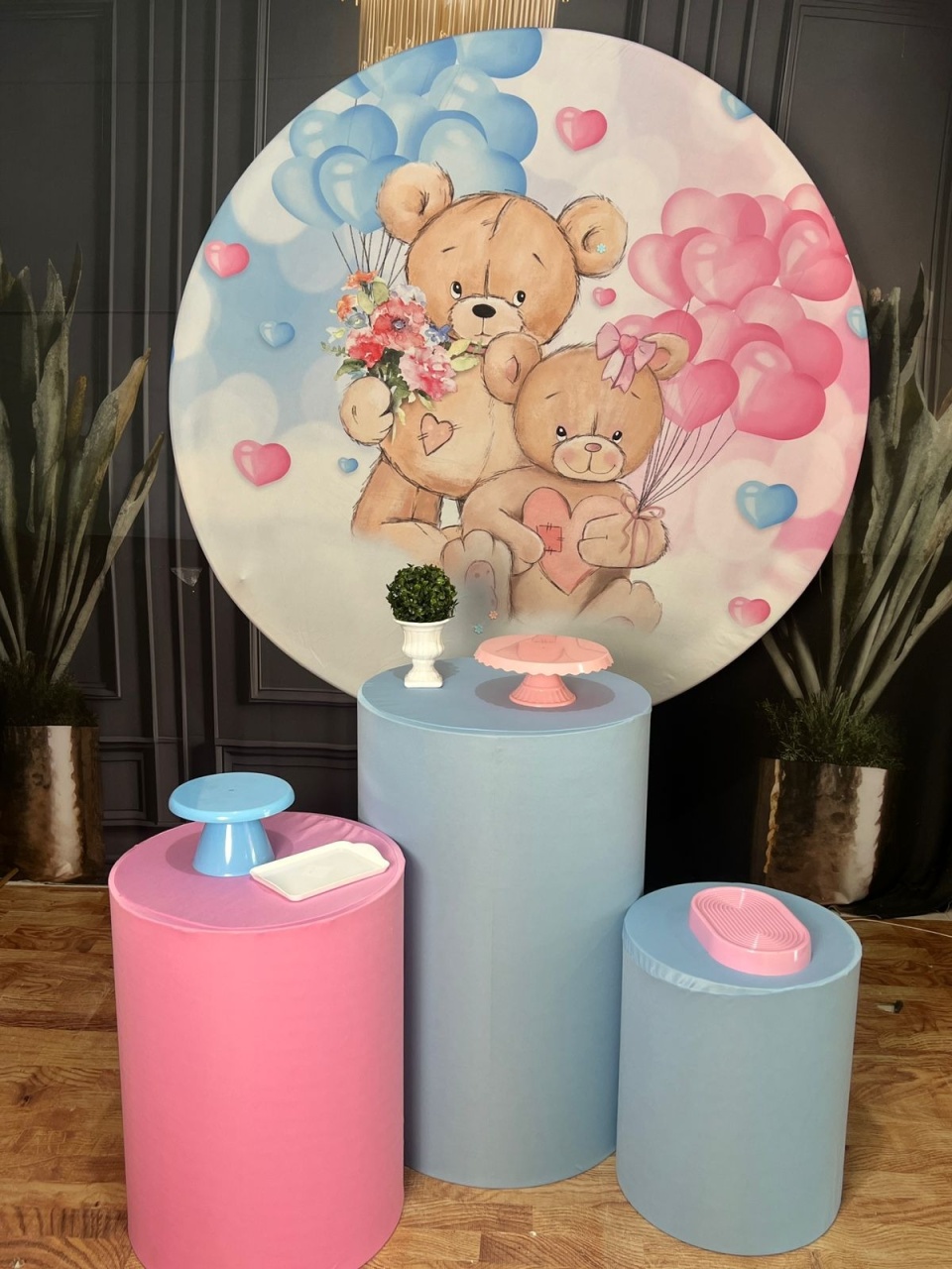 Kit Ursinhos Rosa E Flores - AZ PEGUE E MONTE