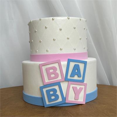 Bolo de 2 Andares - Baby - AZ PEGUE E MONTE