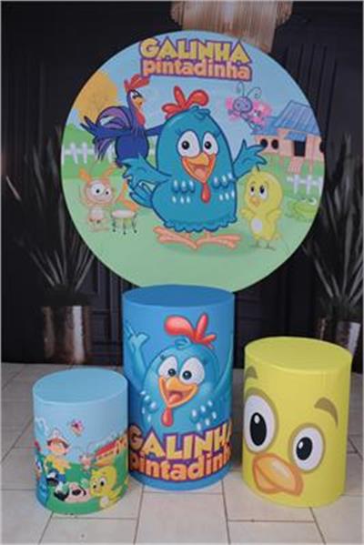 Capa Galinha Pintadinha - AZ PEGUE E MONTE