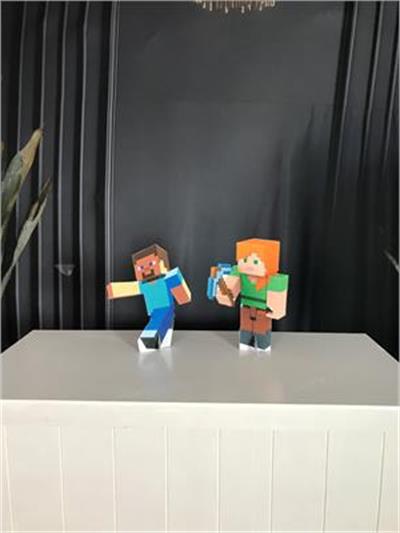 Display de Mesa- Minecraft - AZ PEGUE E MONTE