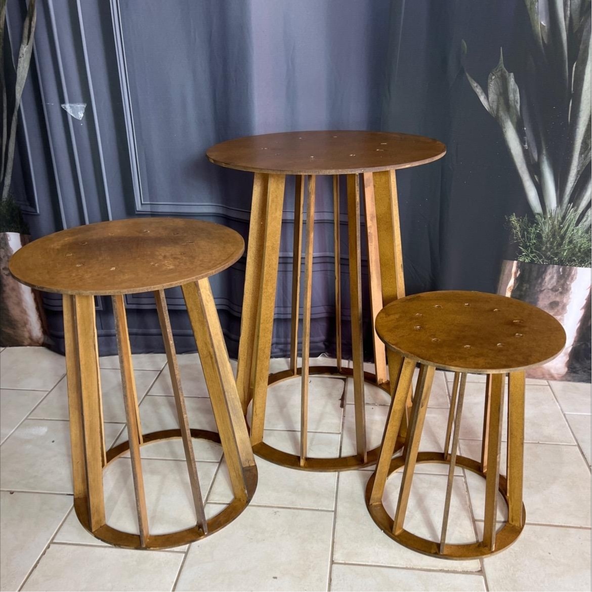 Mesa Rustica Individual - AZ PEGUE E MONTE