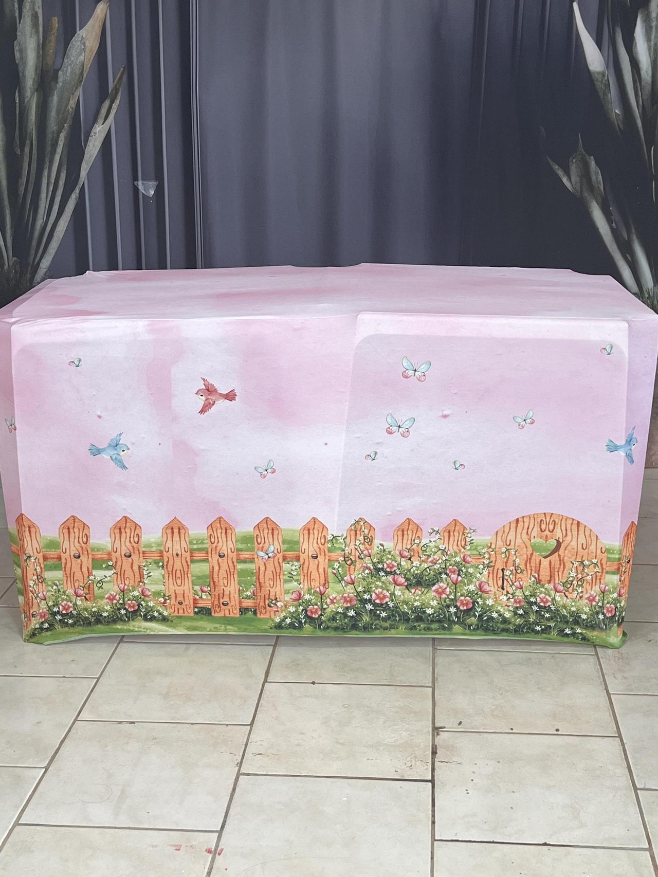 Capa Para Duas Mesas de Festa- Jardim - AZ PEGUE E MONTE