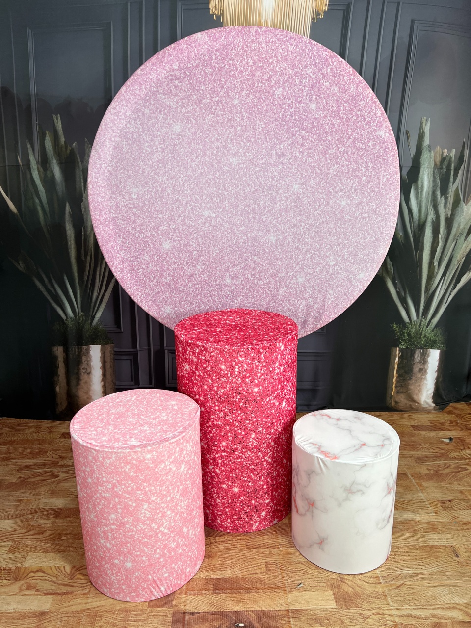 Glitter Rosa + Claro - AZ PEGUE E MONTE