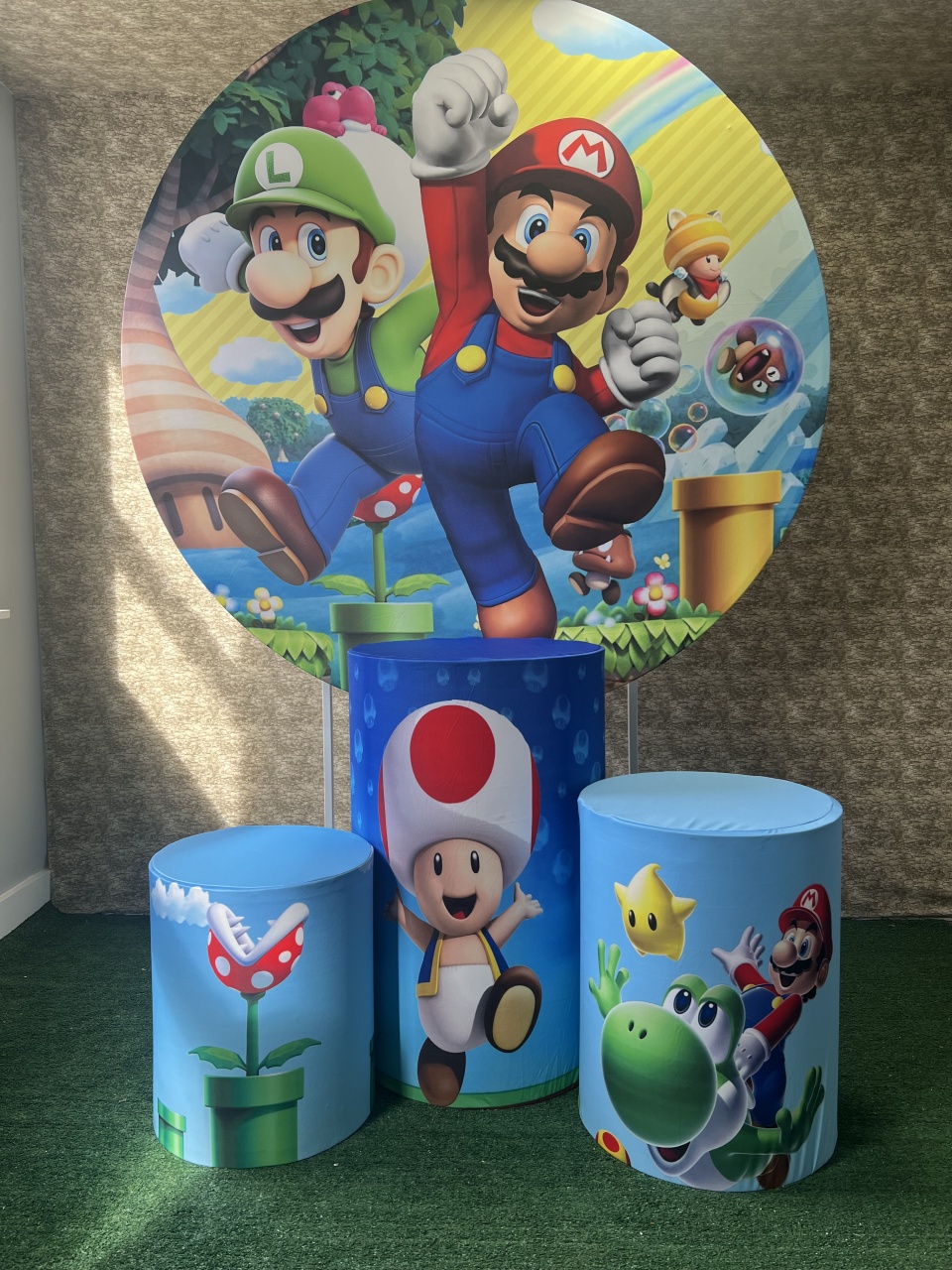 Super Mario - FLOCO DE NEVE PEGUE MONTE 