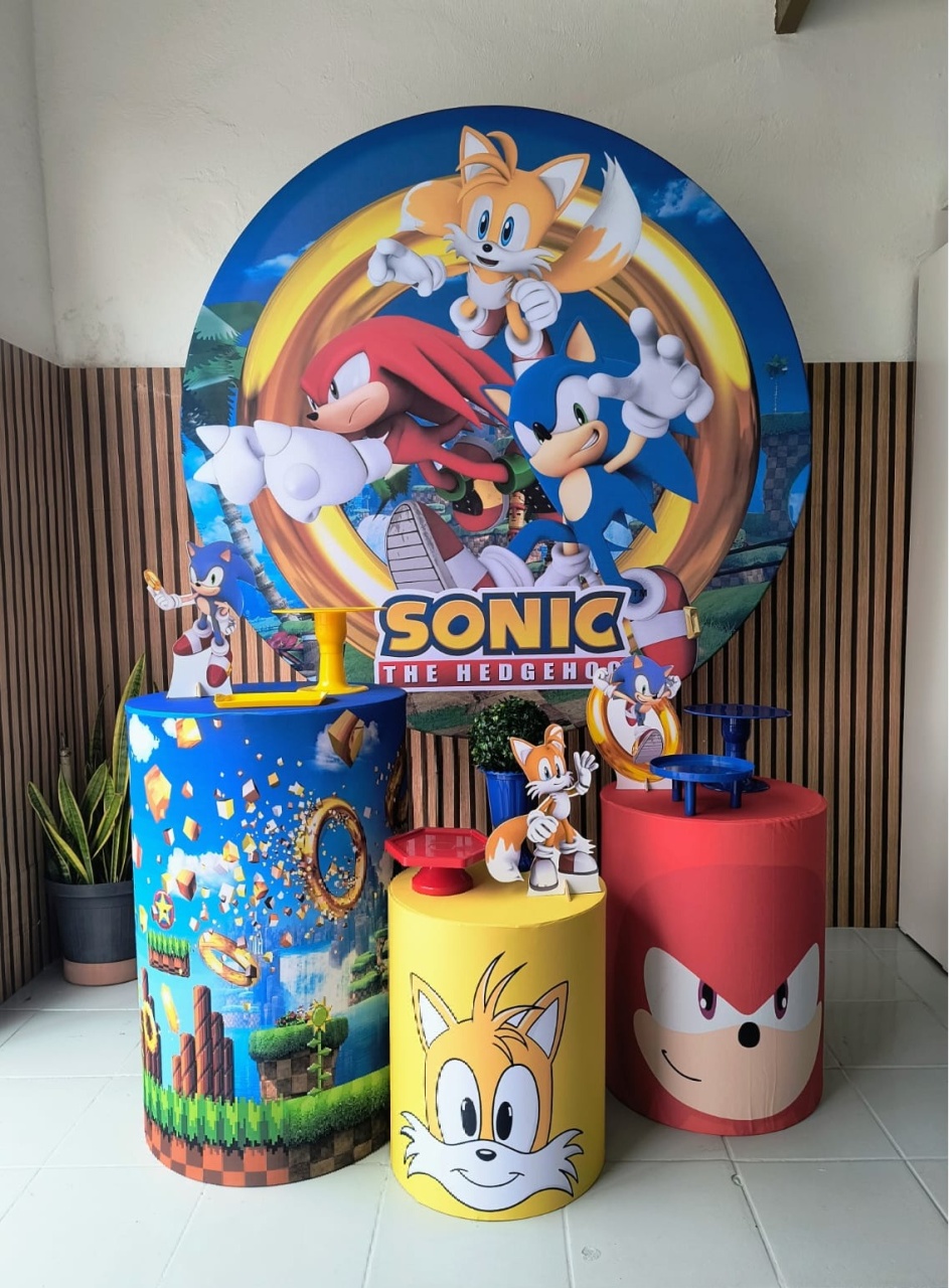 Kit Prata Sonic - Lilas Decor Locações e Festas
