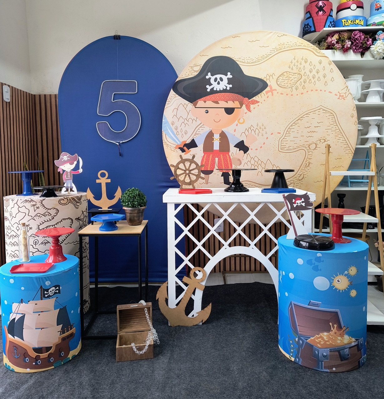 Kit Composição Pirata - Lilas Decor Locações e Festas