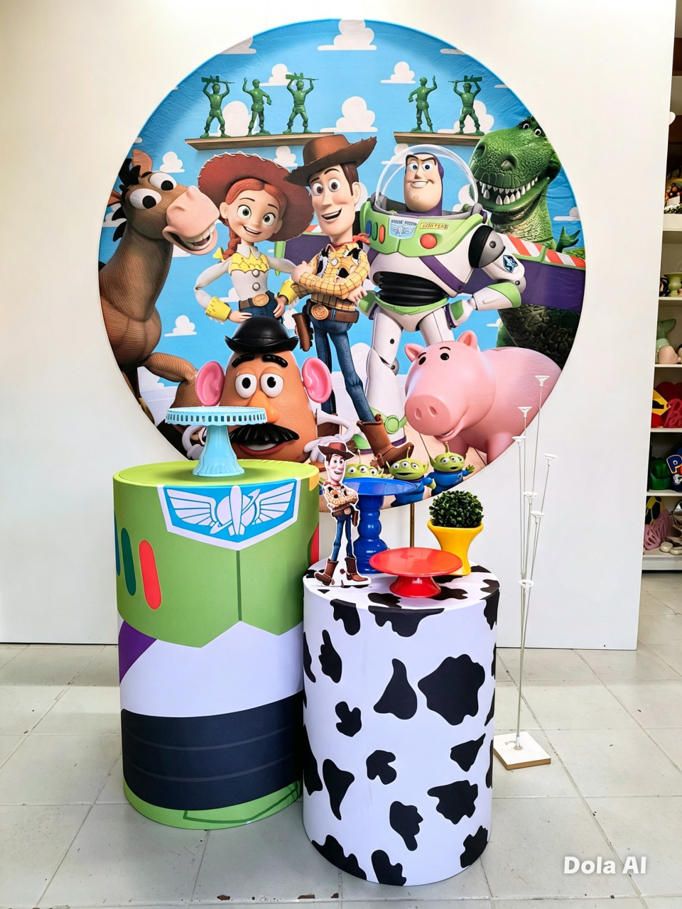 Kit Bronze Toy Store - Lilas Decor Locações e Festas