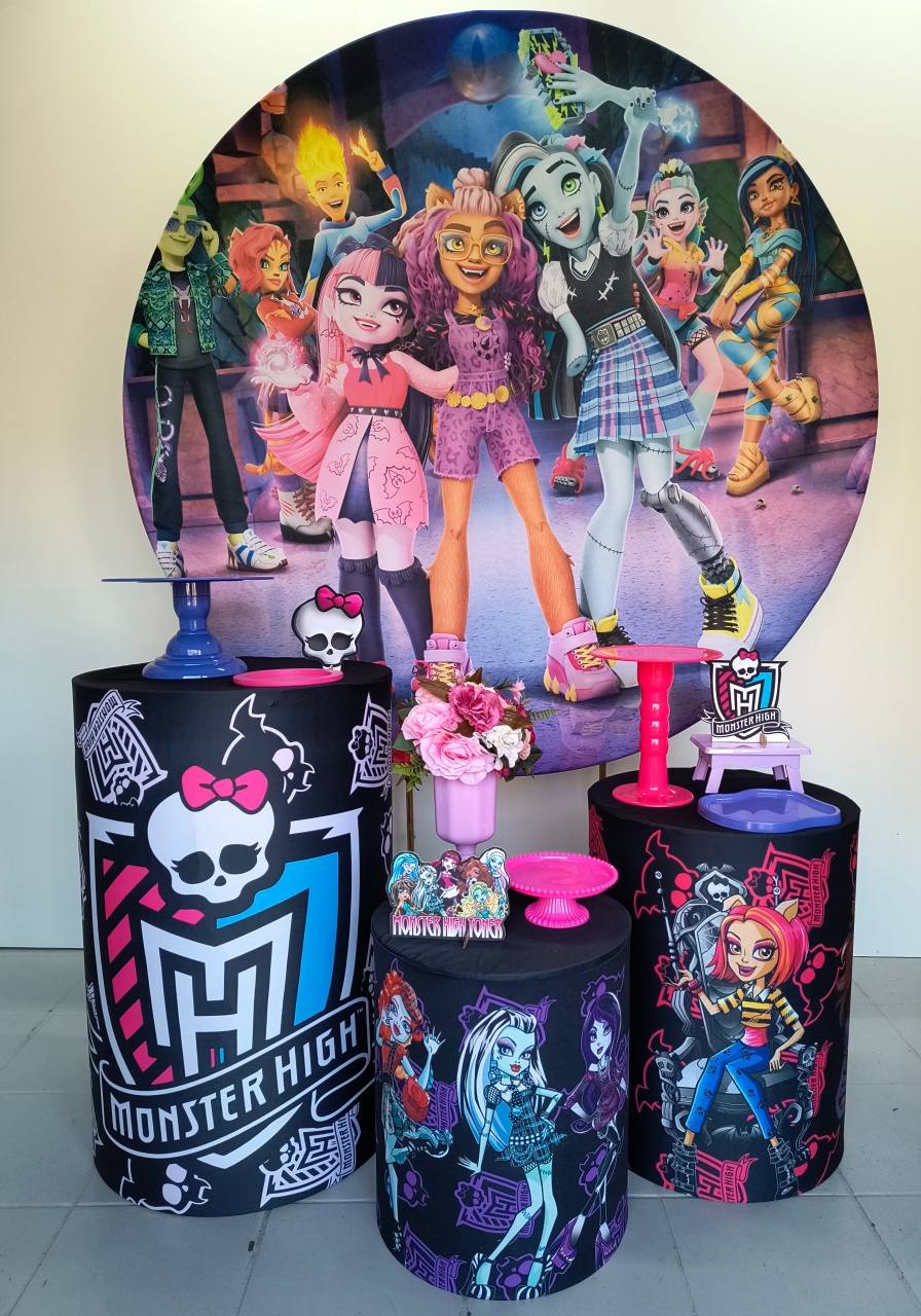 Kit Prata Monster High - Lilas Decor Locações e Festas