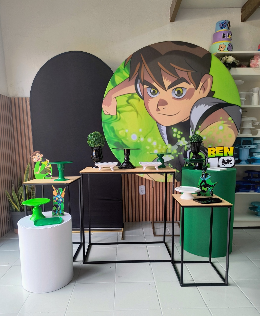 Kit Composição Ben 10 - Lilas Decor Locações e Festas