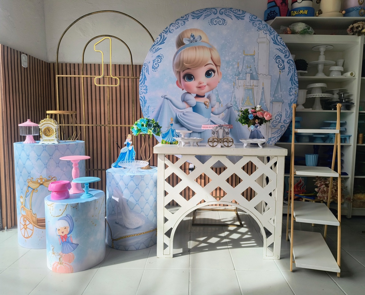 Kit Composição Cinderela Cute - Lilas Decor Locações e Festas