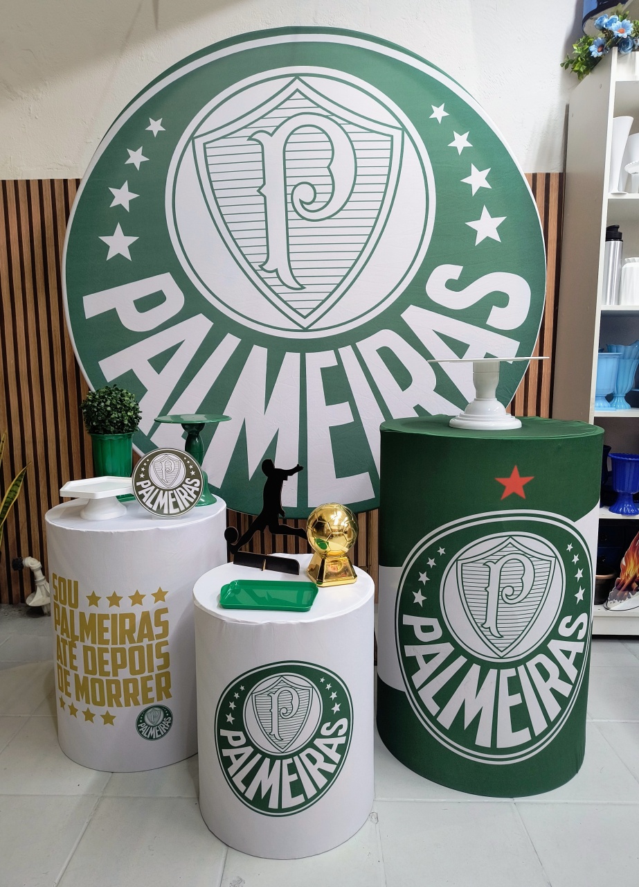 Kit Prata Palmeiras  - Lilas Decor Locações e Festas