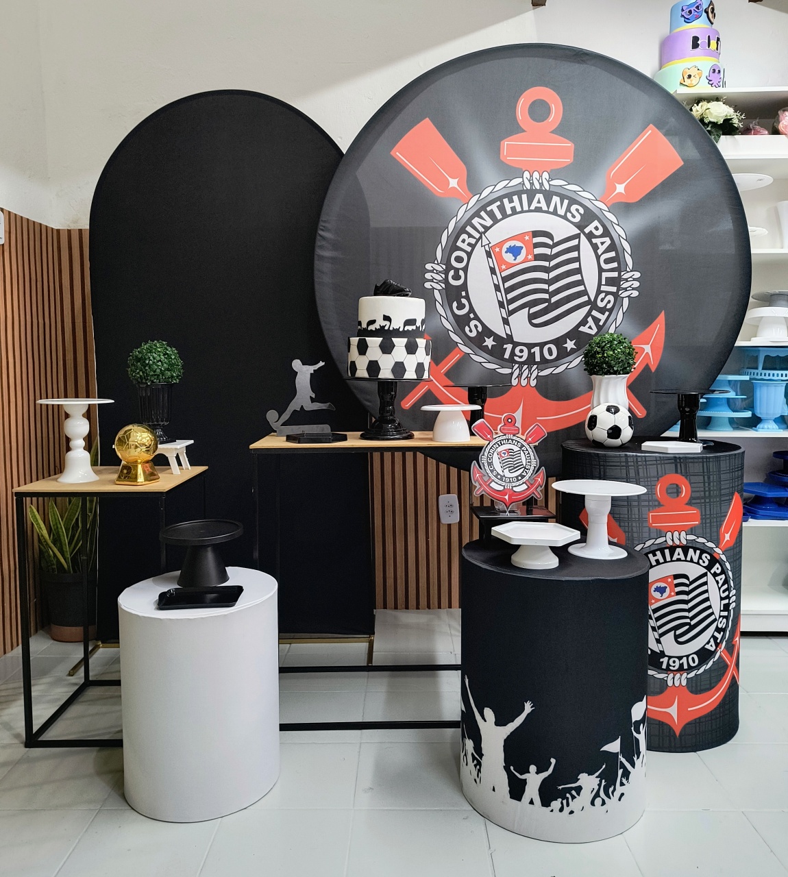 Kit Composição  Corinthians  - Lilas Decor Locações e Festas