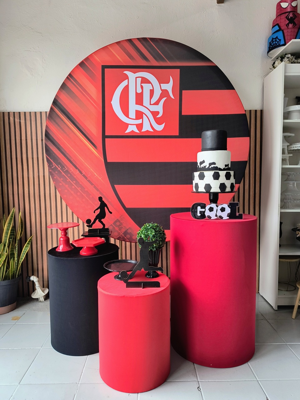 Kit Prata Flamengo - Lilas Decor Locações e Festas