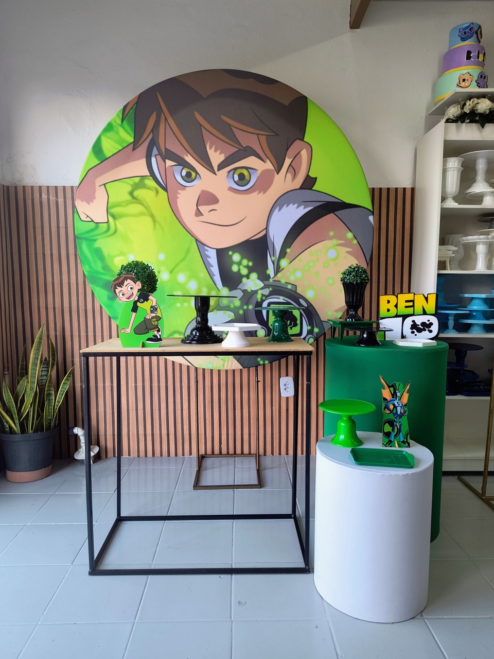Kit Ouro Ben 10 - Lilas Decor Locações e Festas